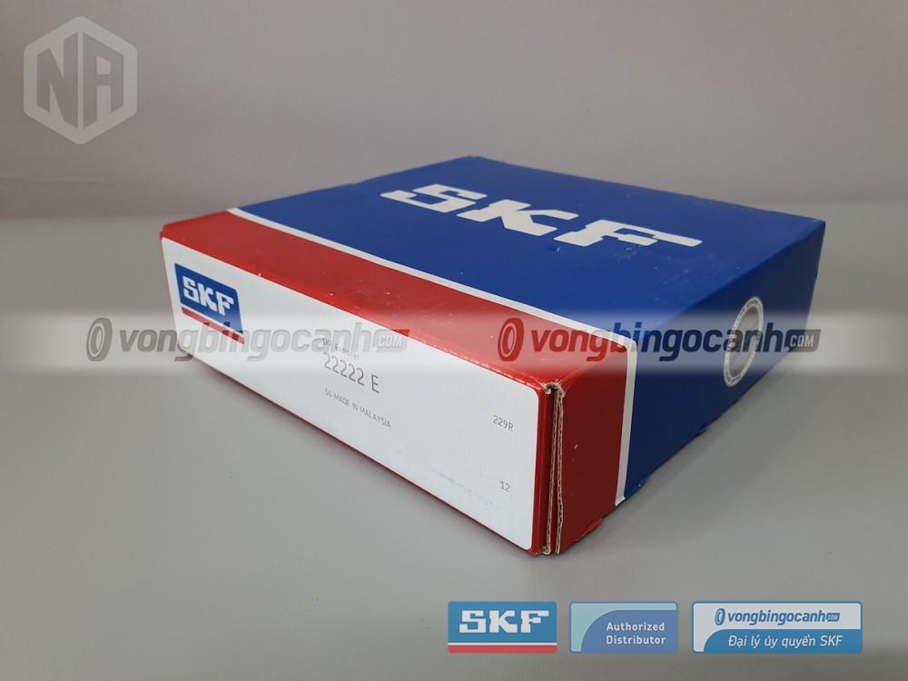 Vòng bi SKF 22222 E chính hãng, phân phối bởi Vòng bi Ngọc Anh - Đại lý uỷ quyền SKF.