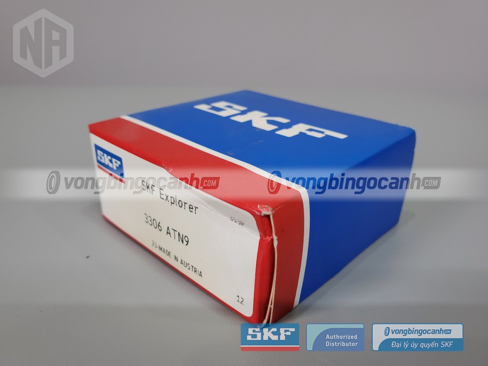 Vòng bi SKF 3306 ATN9 chính hãng, phân phối bởi Vòng bi Ngọc Anh - Đại lý uỷ quyền SKF.