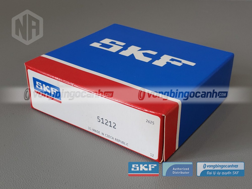 Vòng bi SKF 51212 chính hãng, phân phối bởi Vòng bi Ngọc Anh - Đại lý uỷ quyền SKF.