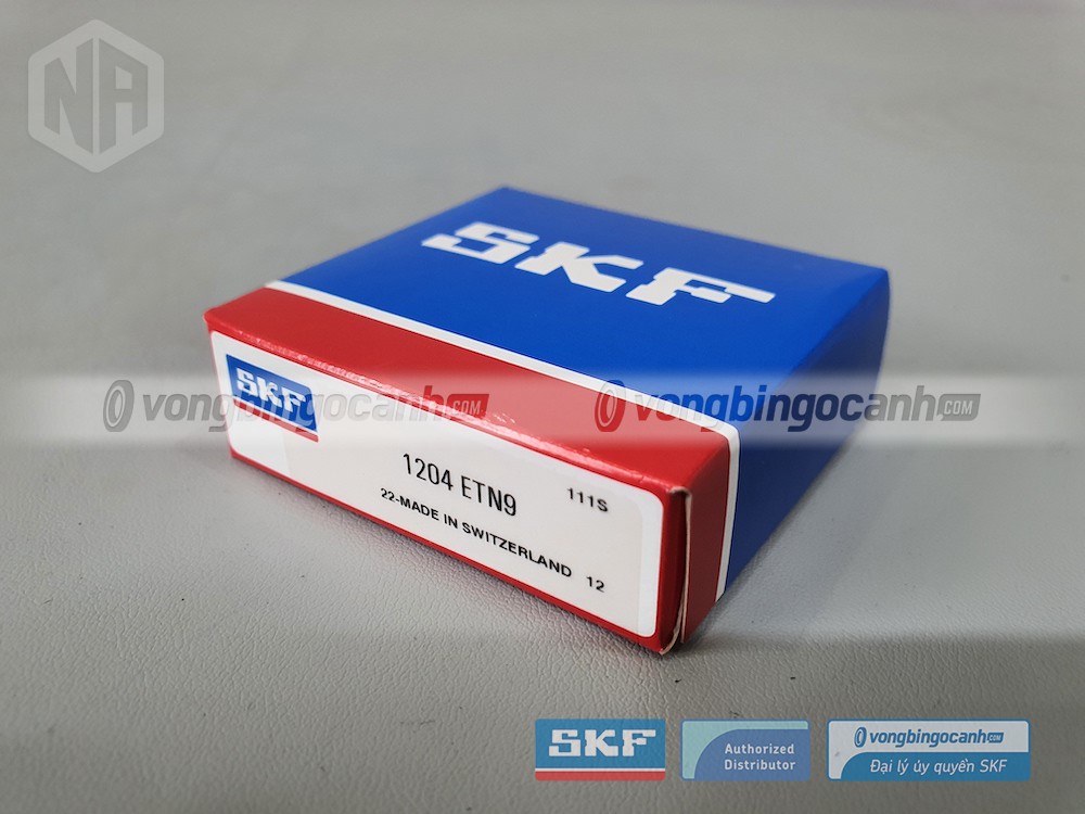 Vòng bi SKF 1204 ETN9 chính hãng, phân phối bởi Vòng bi Ngọc Anh - Đại lý uỷ quyền SKF.