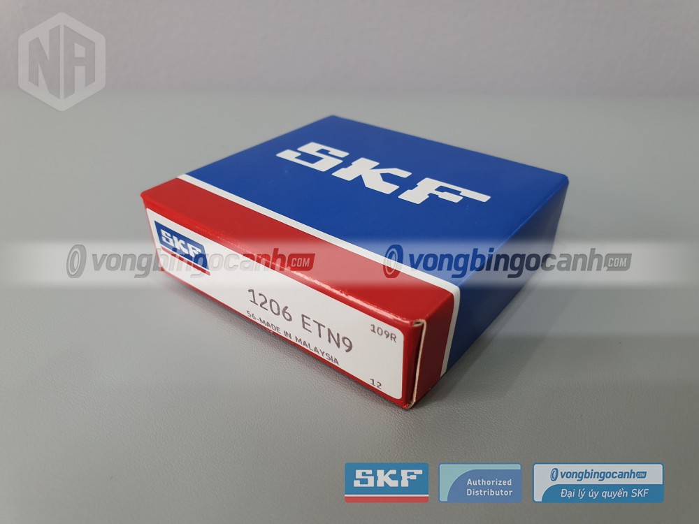 Vòng bi SKF 1206 ETN9 chính hãng, phân phối bởi Vòng bi Ngọc Anh - Đại lý uỷ quyền SKF.
