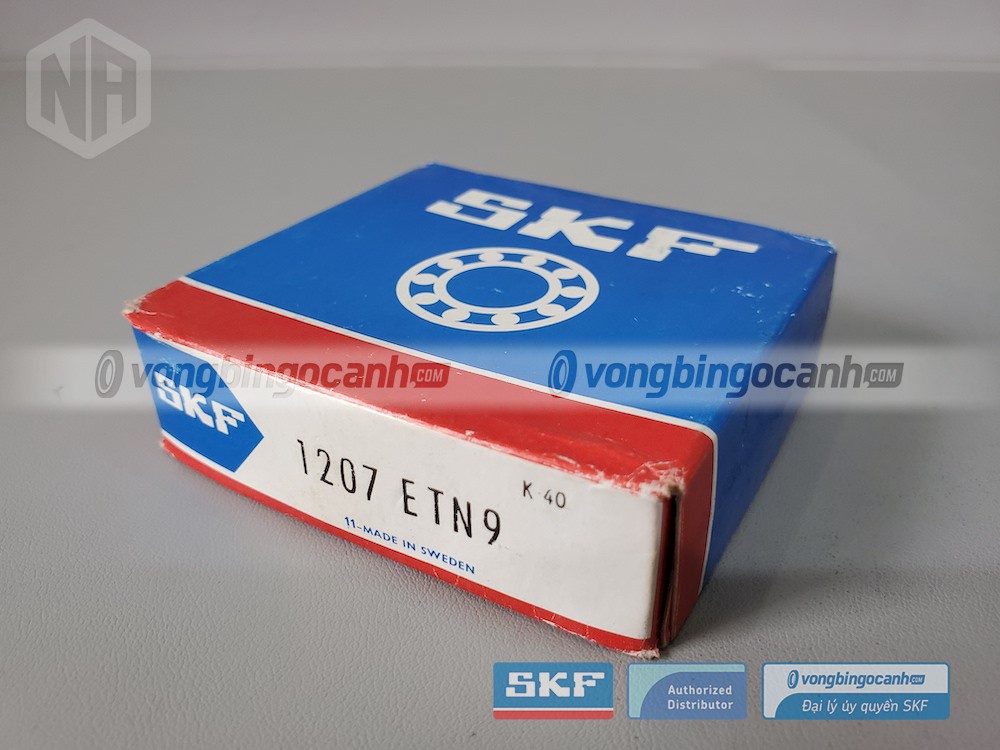 Vòng bi SKF 1207 ETN9 chính hãng, phân phối bởi Vòng bi Ngọc Anh - Đại lý uỷ quyền SKF.
