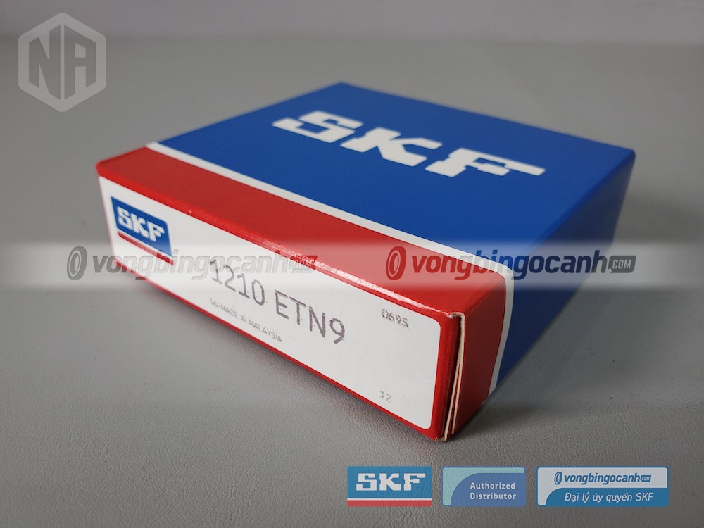 Vòng bi SKF 1210 ETN9 chính hãng, phân phối bởi Vòng bi Ngọc Anh - Đại lý uỷ quyền SKF.