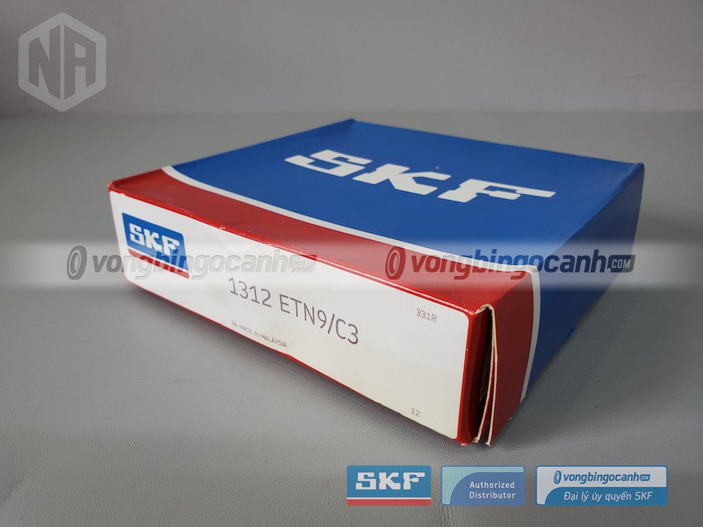 Vòng bi SKF 1312 ETN9/C3 chính hãng, phân phối bởi Vòng bi Ngọc Anh - Đại lý uỷ quyền SKF.