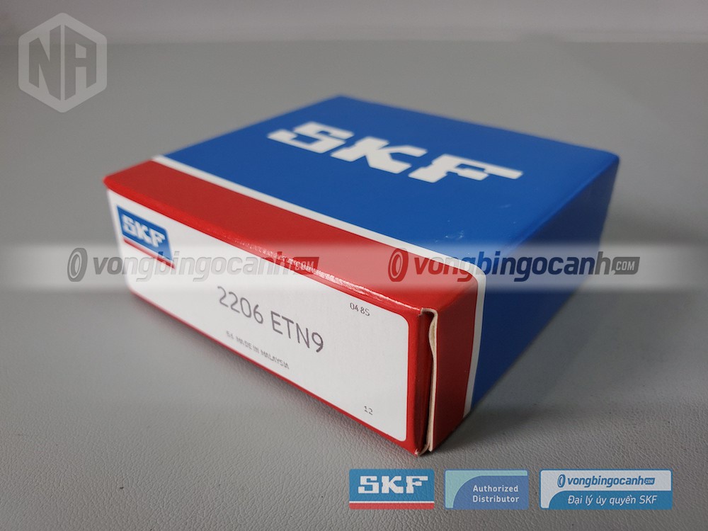 Vòng bi SKF 2206 ETN9 chính hãng, phân phối bởi Vòng bi Ngọc Anh - Đại lý uỷ quyền SKF.