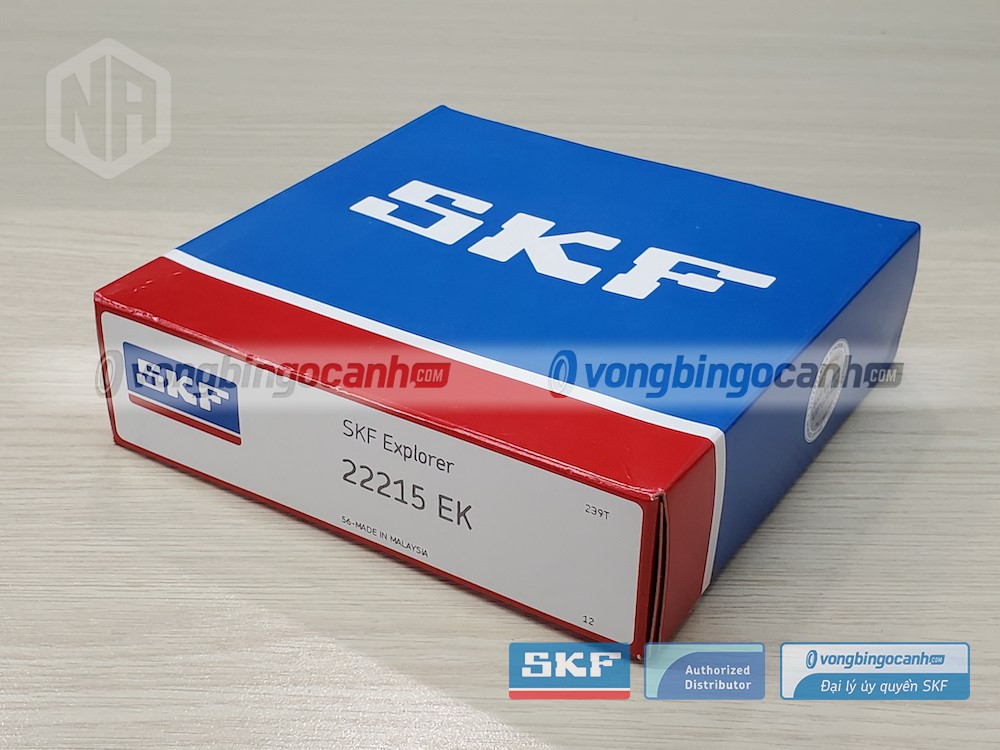 Vòng bi SKF 22215 EK chính hãng, phân phối bởi Vòng bi Ngọc Anh - Đại lý uỷ quyền SKF. 