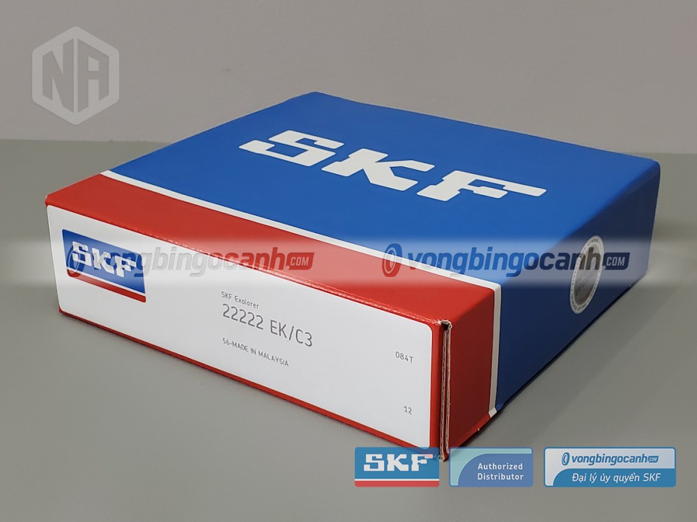 Vòng bi SKF 22222 EK/C3 chính hãng, phân phối bởi Vòng bi Ngọc Anh - Đại lý uỷ quyền SKF. 