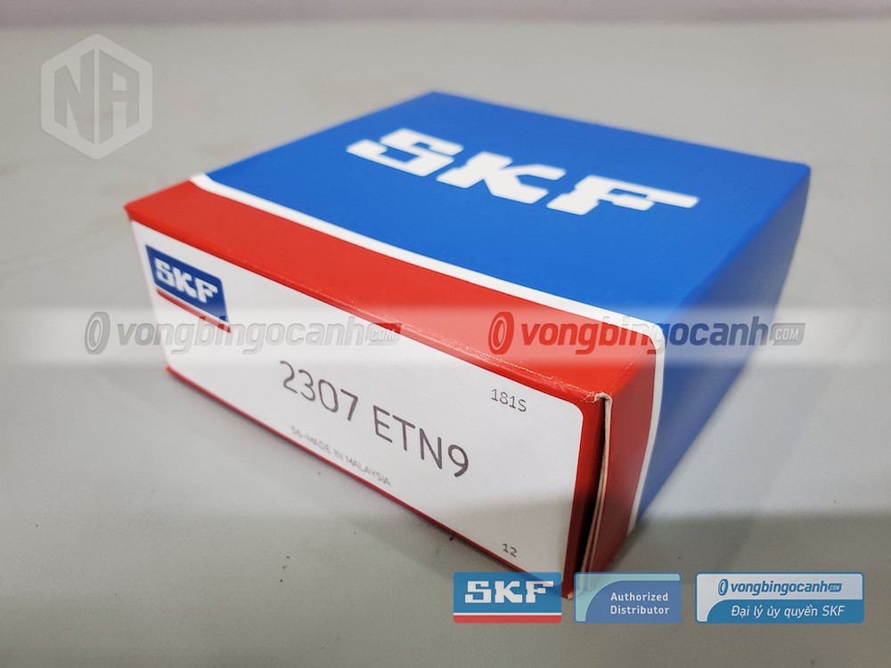 Vòng bi SKF 2307 ETN9 chính hãng, phân phối bởi Vòng bi Ngọc Anh - Đại lý uỷ quyền SKF.