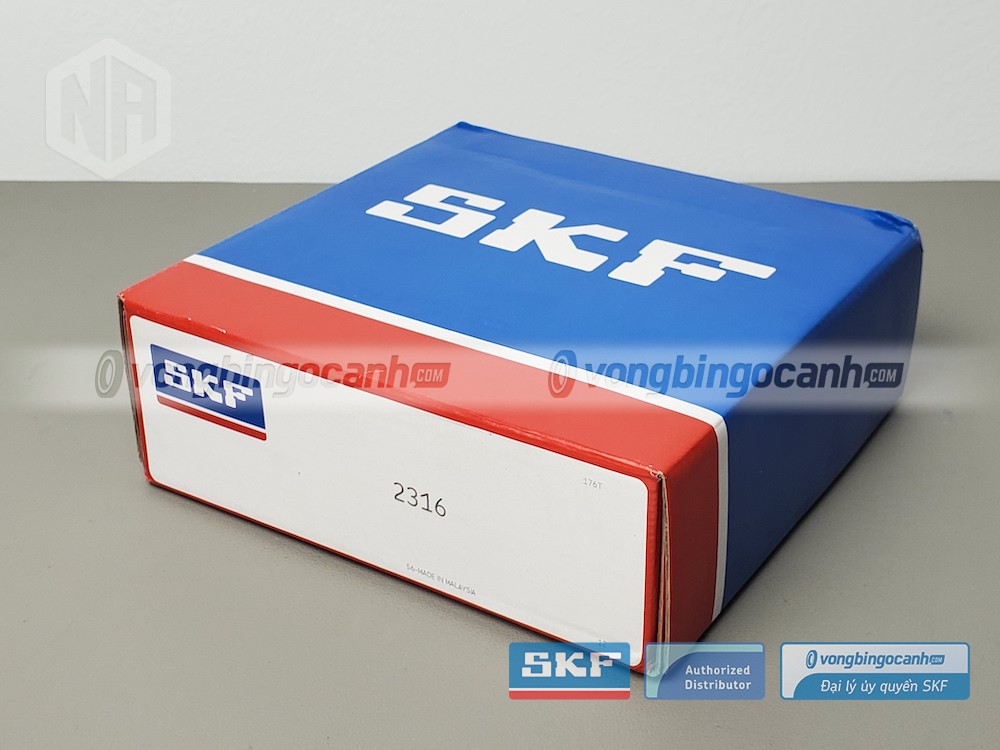 Vòng bi SKF 2316 chính hãng, phân phối bởi Vòng bi Ngọc Anh - Đại lý uỷ quyền SKF.
