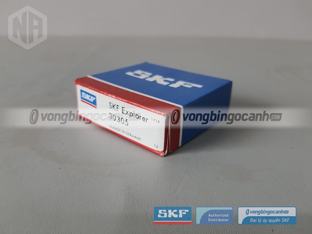 Vòng bi SKF 30305 chính hãng, phân phối bởi Vòng bi Ngọc Anh - Đại lý uỷ quyền SKF.