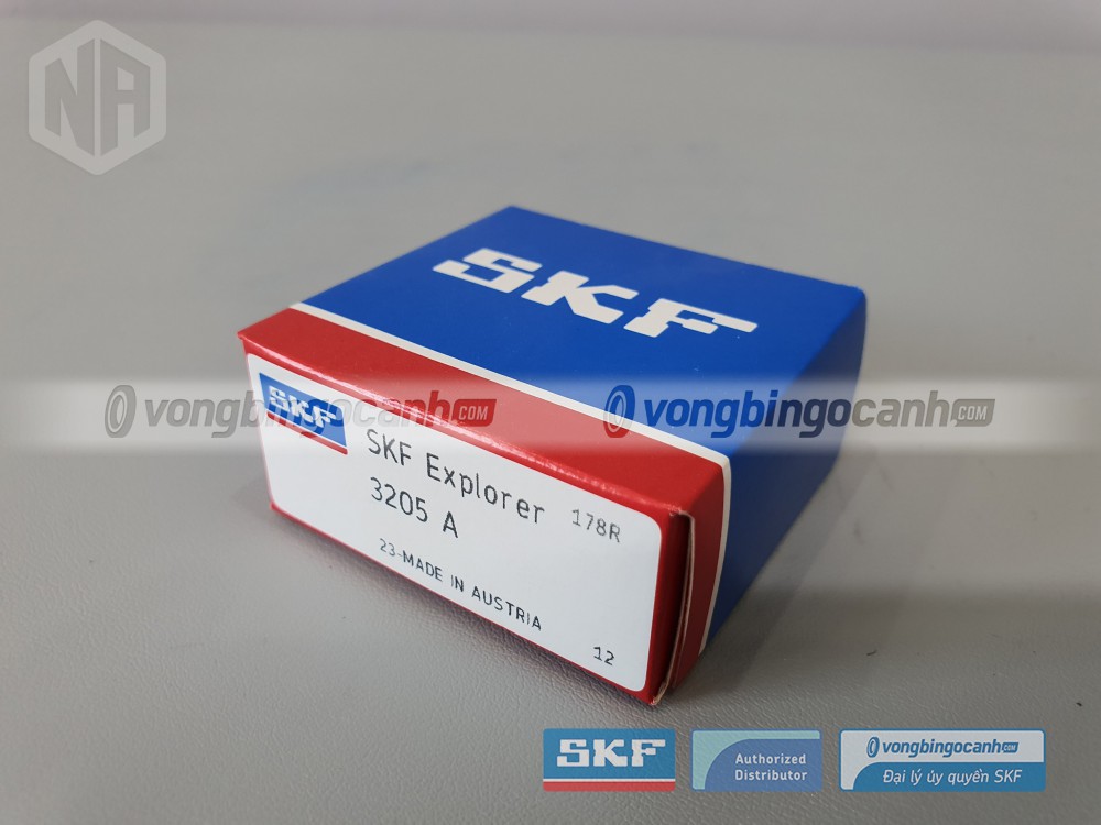 Vòng bi SKF 3205 A chính hãng, phân phối bởi Vòng bi Ngọc Anh - Đại lý uỷ quyền SKF.