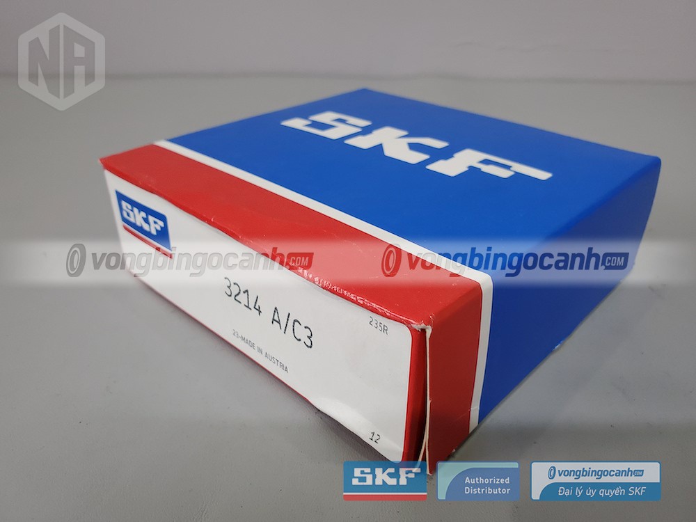 Vòng bi SKF Vòng bi 3214 A/C3 chính hãng, phân phối bởi Vòng bi Ngọc Anh - Đại lý uỷ quyền SKF.
