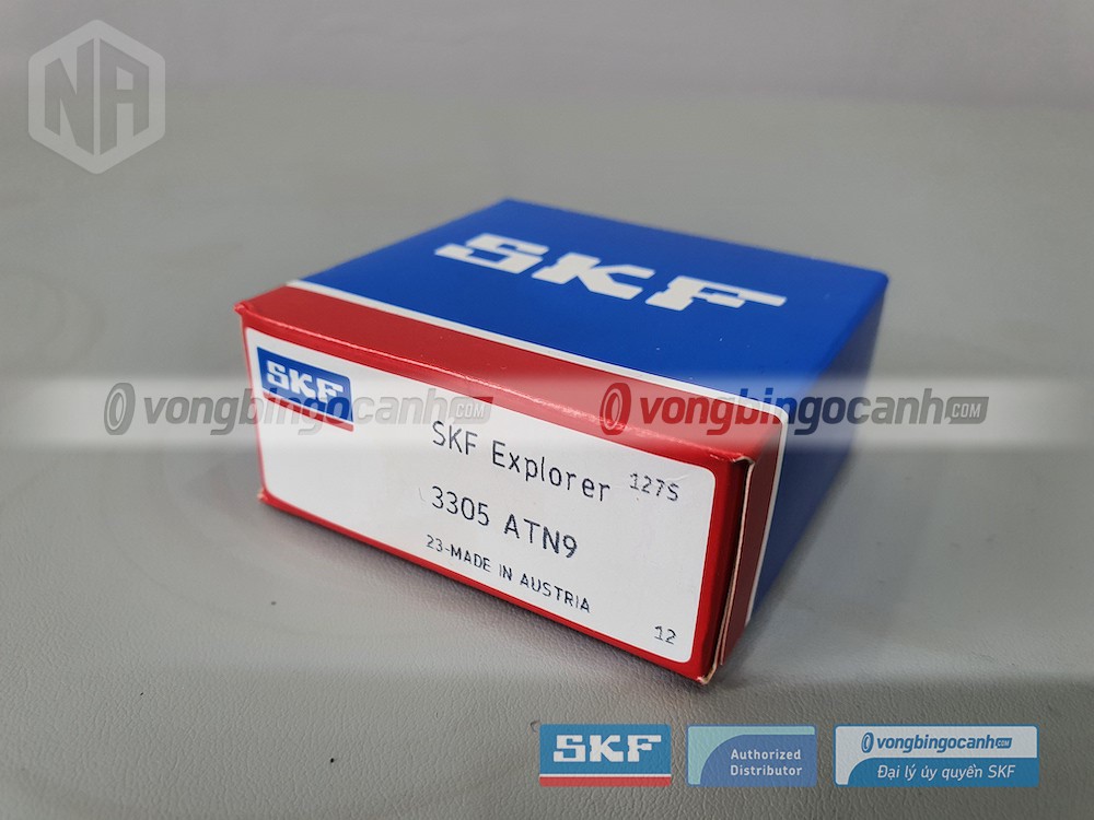 Vòng bi SKF Vòng bi 3305 ATN9 chính hãng, phân phối bởi Vòng bi Ngọc Anh - Đại lý uỷ quyền SKF.
