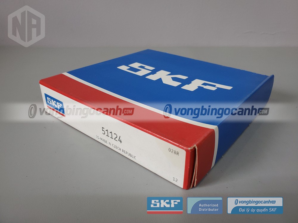 Vòng bi SKF 51124 chính hãng, phân phối bởi Vòng bi Ngọc Anh - Đại lý uỷ quyền SKF.