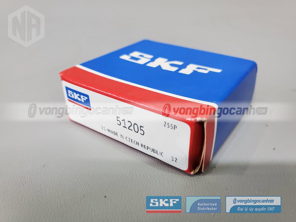 Vòng bi SKF 51205 chính hãng, phân phối bởi Vòng bi Ngọc Anh - Đại lý uỷ quyền SKF.