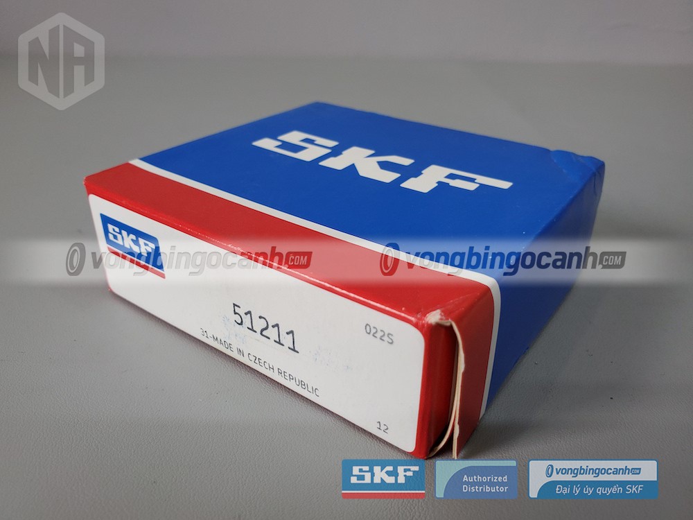 Vòng bi SKF 51211 chính hãng, phân phối bởi Vòng bi Ngọc Anh - Đại lý uỷ quyền SKF.