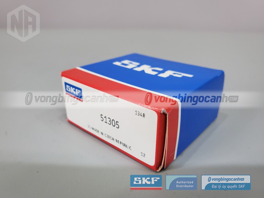 Vòng bi SKF 51305 chính hãng, phân phối bởi Vòng bi Ngọc Anh - Đại lý uỷ quyền SKF.