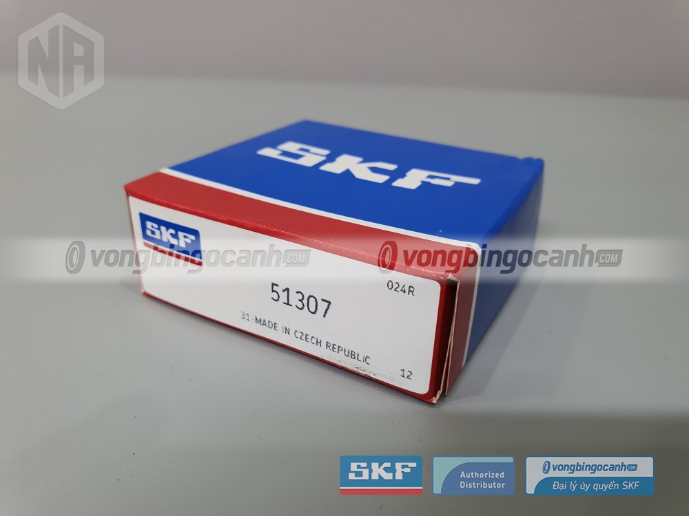 Vòng bi SKF 51307 chính hãng, phân phối bởi Vòng bi Ngọc Anh - Đại lý uỷ quyền SKF.