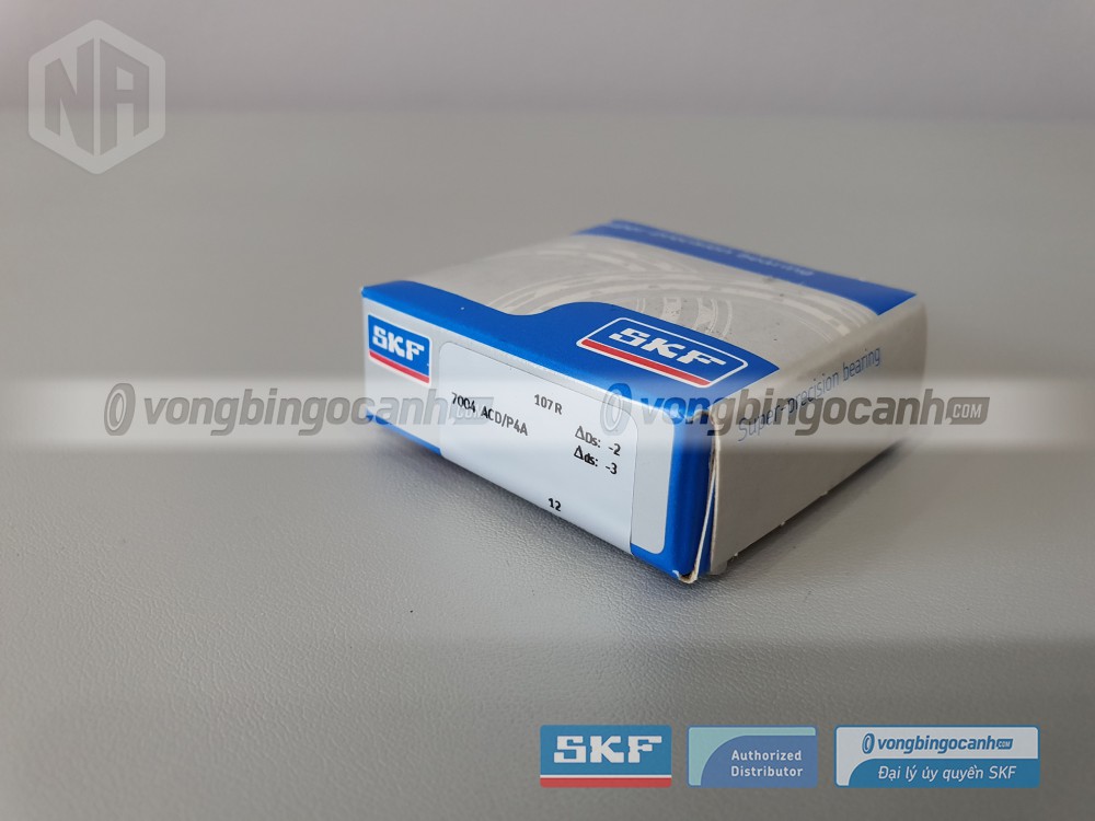 Vòng bi SKF 7004 ACD/P4A chính hãng, phân phối bởi Vòng bi Ngọc Anh - Đại lý uỷ quyền SKF.