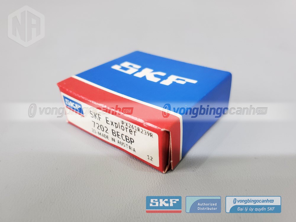 Vòng bi SKF 7202 BECBP chính hãng, phân phối bởi Vòng bi Ngọc Anh - Đại lý uỷ quyền SKF.