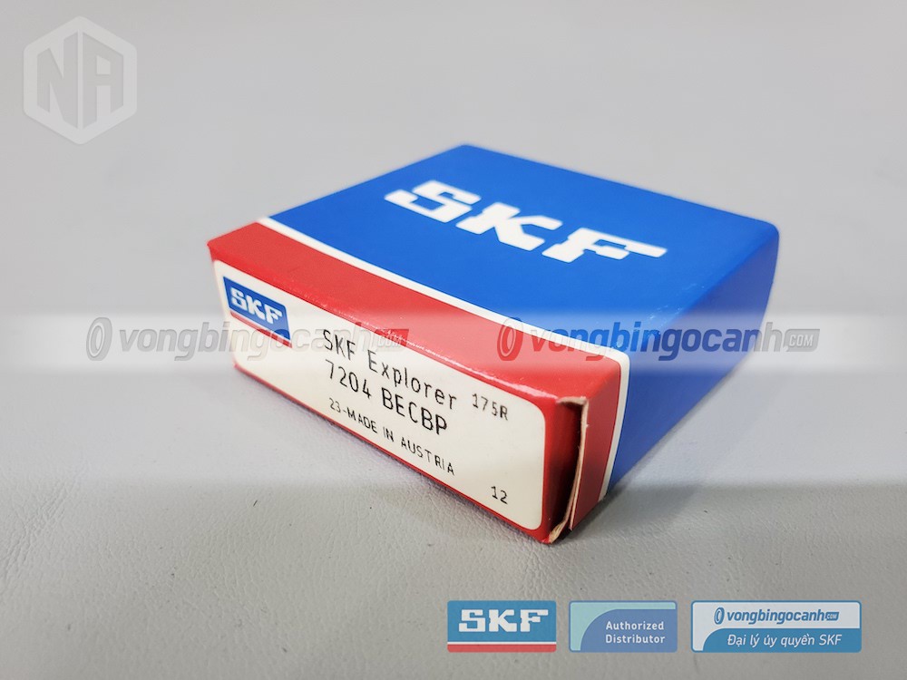 Vòng bi SKF 7204 BECBP chính hãng, phân phối bởi Vòng bi Ngọc Anh - Đại lý uỷ quyền SKF.
