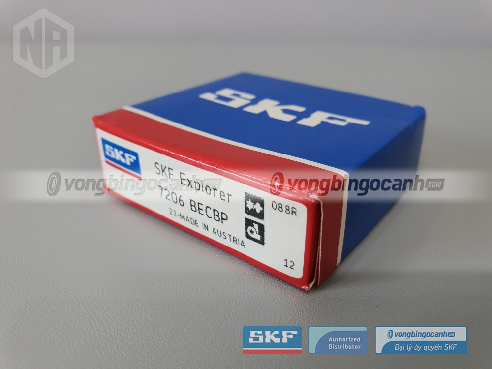 Vòng bi SKF 7206 BECBP chính hãng, phân phối bởi Vòng bi Ngọc Anh - Đại lý uỷ quyền SKF.