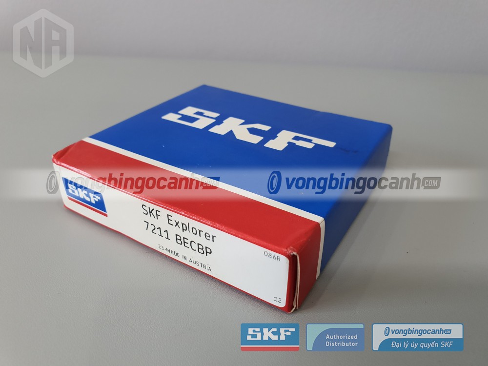Vòng bi SKF 7211 BECBP chính hãng, phân phối bởi Vòng bi Ngọc Anh - Đại lý uỷ quyền SKF.