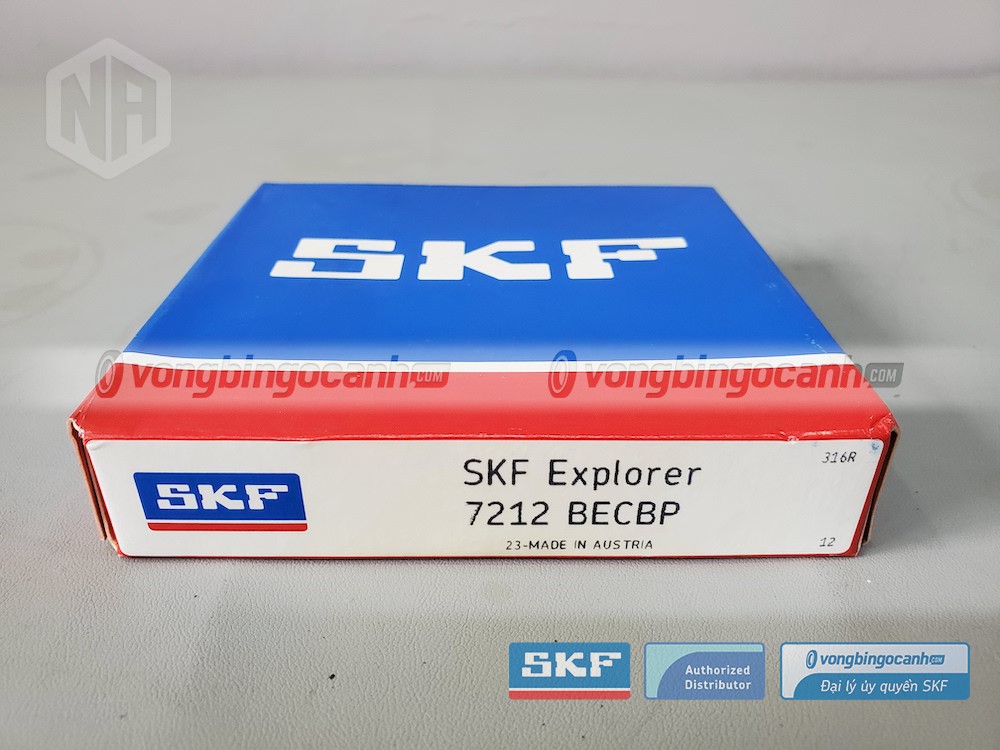 Vòng bi SKF 7212 BECBP chính hãng, phân phối bởi Vòng bi Ngọc Anh - Đại lý uỷ quyền SKF.