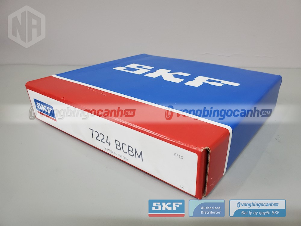 Vòng bi SKF 7224 BCBM chính hãng, phân phối bởi Vòng bi Ngọc Anh - Đại lý uỷ quyền SKF.