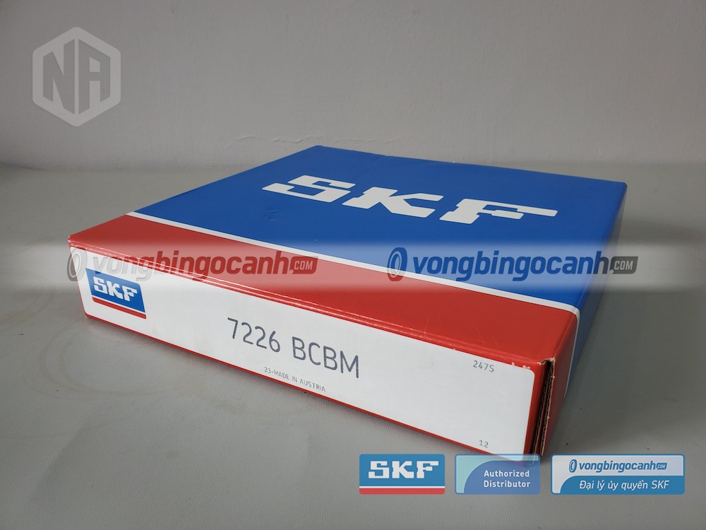 Vòng bi SKF 7226 BCBM chính hãng, phân phối bởi Vòng bi Ngọc Anh - Đại lý uỷ quyền SKF.