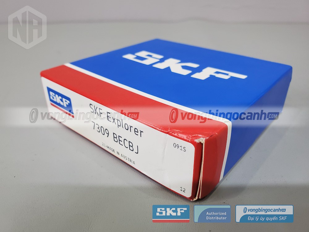 Vòng bi SKF 7309 BECBJ chính hãng, phân phối bởi Vòng bi Ngọc Anh - Đại lý uỷ quyền SKF.
