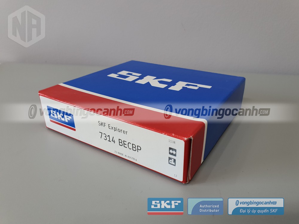 Vòng bi SKF 7314 BECBP chính hãng, phân phối bởi Vòng bi Ngọc Anh - Đại lý uỷ quyền SKF.