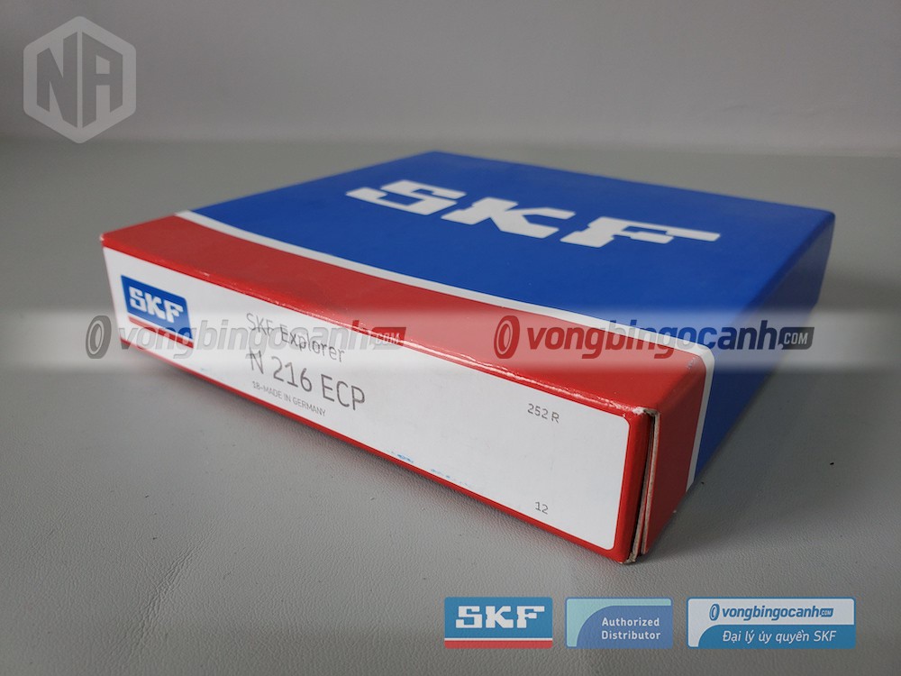 Vòng bi SKF N 216 ECP chính hãng, phân phối bởi Vòng bi Ngọc Anh - Đại lý uỷ quyền SKF.