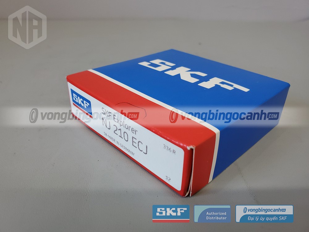 Vòng bi SKF NJ 210 ECJ chính hãng, phân phối bởi Vòng bi Ngọc Anh - Đại lý uỷ quyền SKF.