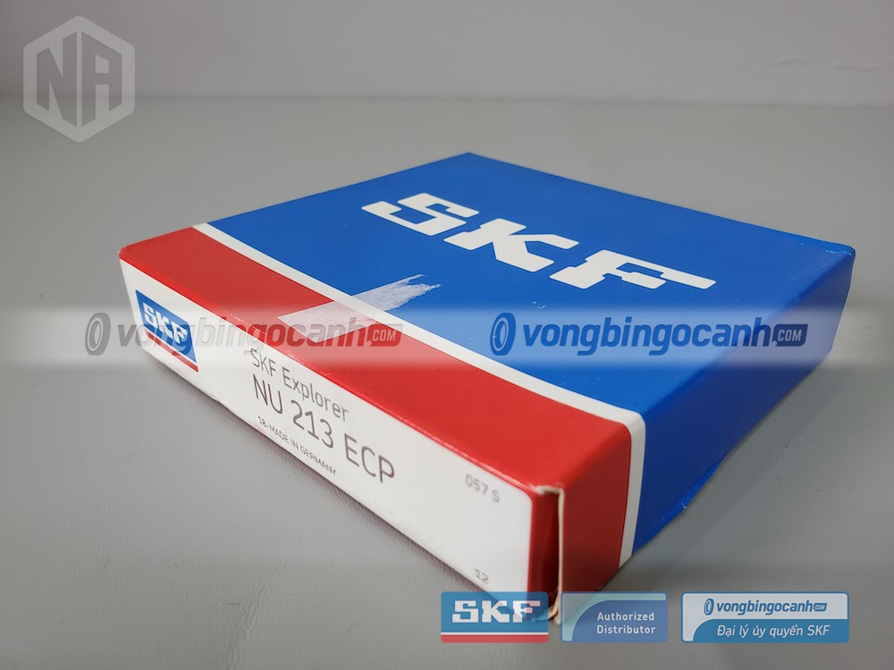 Vòng bi SKF NU 213 ECP chính hãng, phân phối bởi Vòng bi Ngọc Anh - Đại lý uỷ quyền SKF.
