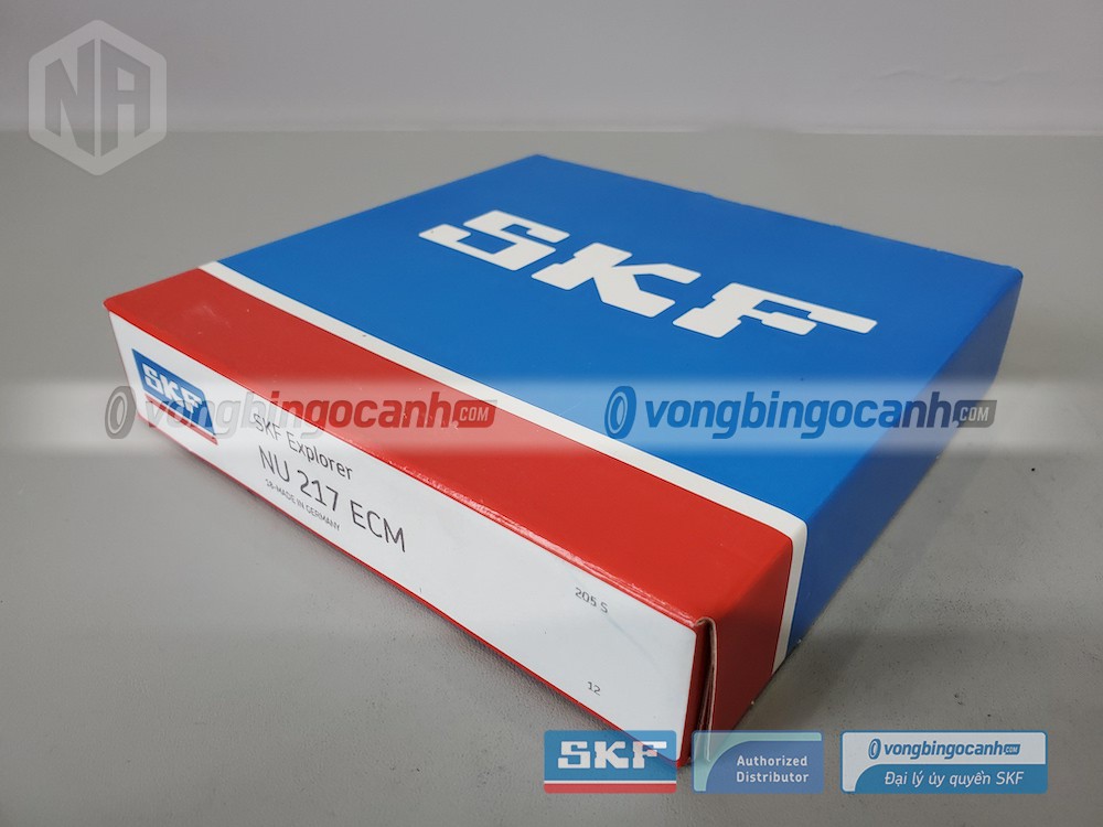 Vòng bi SKF NU 217 ECM chính hãng, phân phối bởi Vòng bi Ngọc Anh - Đại lý uỷ quyền SKF.
