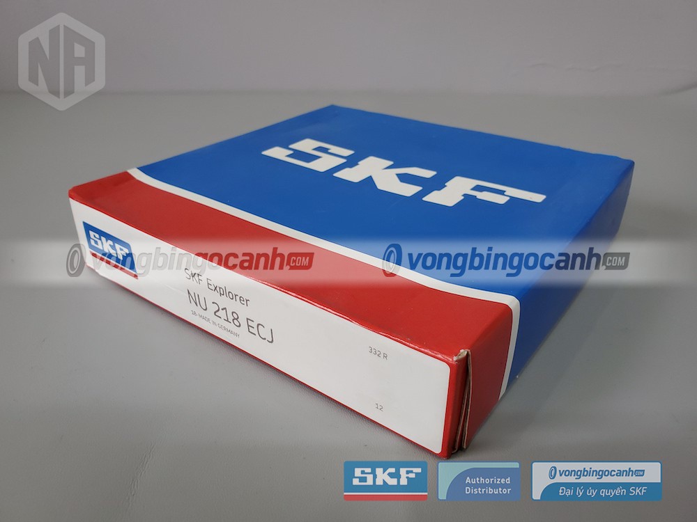 Vòng bi SKF NU 218 ECJ chính hãng, phân phối bởi Vòng bi Ngọc Anh - Đại lý uỷ quyền SKF.