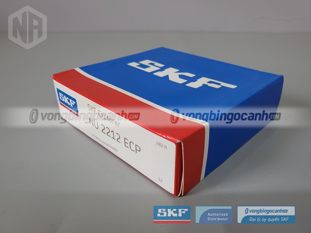 Vòng bi SKF NU 2212 ECP chính hãng, phân phối bởi Vòng bi Ngọc Anh - Đại lý uỷ quyền SKF.