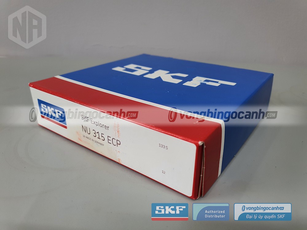 Vòng bi SKF NU 315 ECP chính hãng, phân phối bởi Vòng bi Ngọc Anh - Đại lý uỷ quyền SKF.