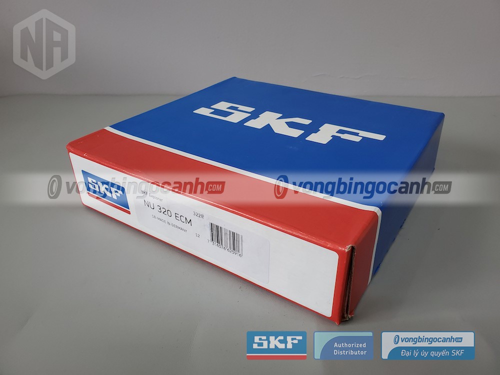 Vòng bi SKF NU 320 ECM chính hãng, phân phối bởi Vòng bi Ngọc Anh - Đại lý uỷ quyền SKF.