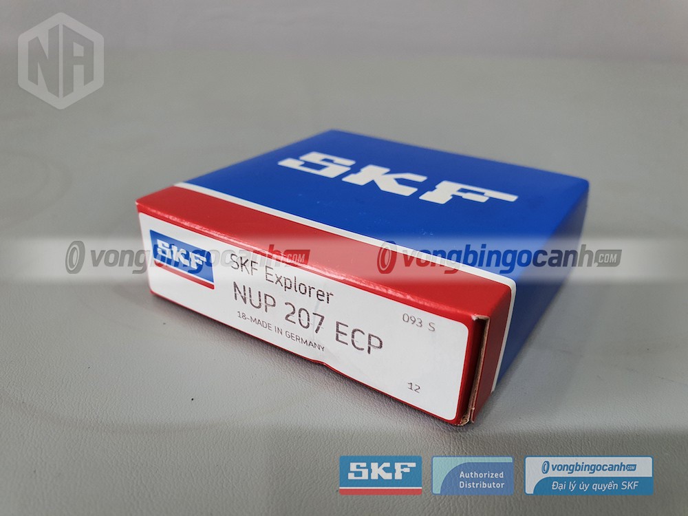Vòng bi SKF NUP 207 ECP chính hãng, phân phối bởi Vòng bi Ngọc Anh - Đại lý uỷ quyền SKF.