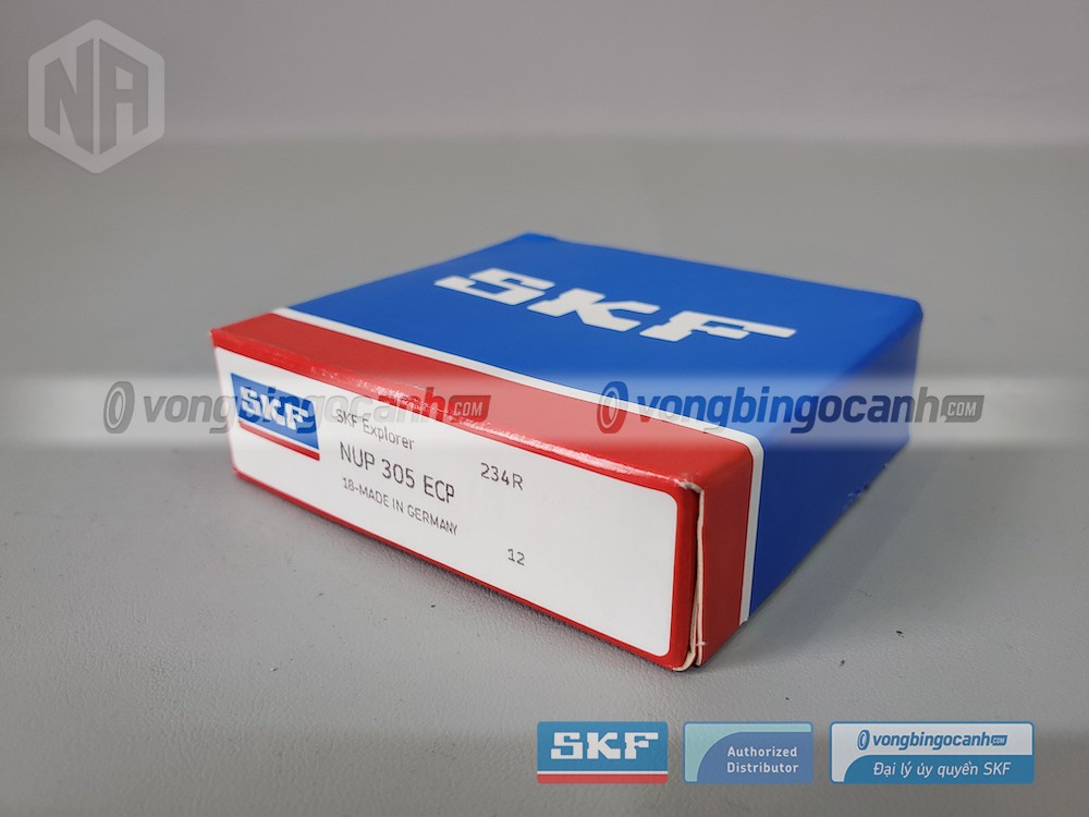 Vòng bi SKF NUP 305 ECP chính hãng, phân phối bởi Vòng bi Ngọc Anh - Đại lý uỷ quyền SKF.