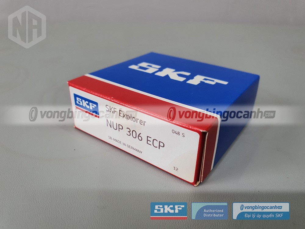 Vòng bi SKF NUP 306 ECP chính hãng, phân phối bởi Vòng bi Ngọc Anh - Đại lý uỷ quyền SKF.