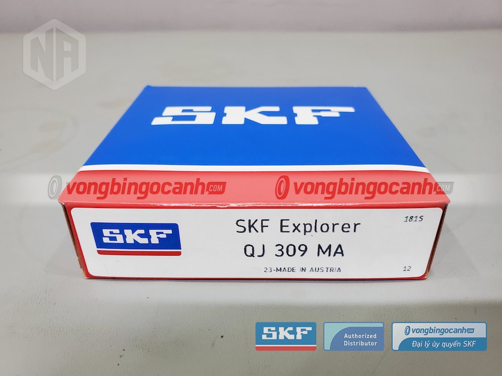 Vòng bi SKF QJ 309 MA chính hãng, phân phối bởi Vòng bi Ngọc Anh - Đại lý uỷ quyền SKF.