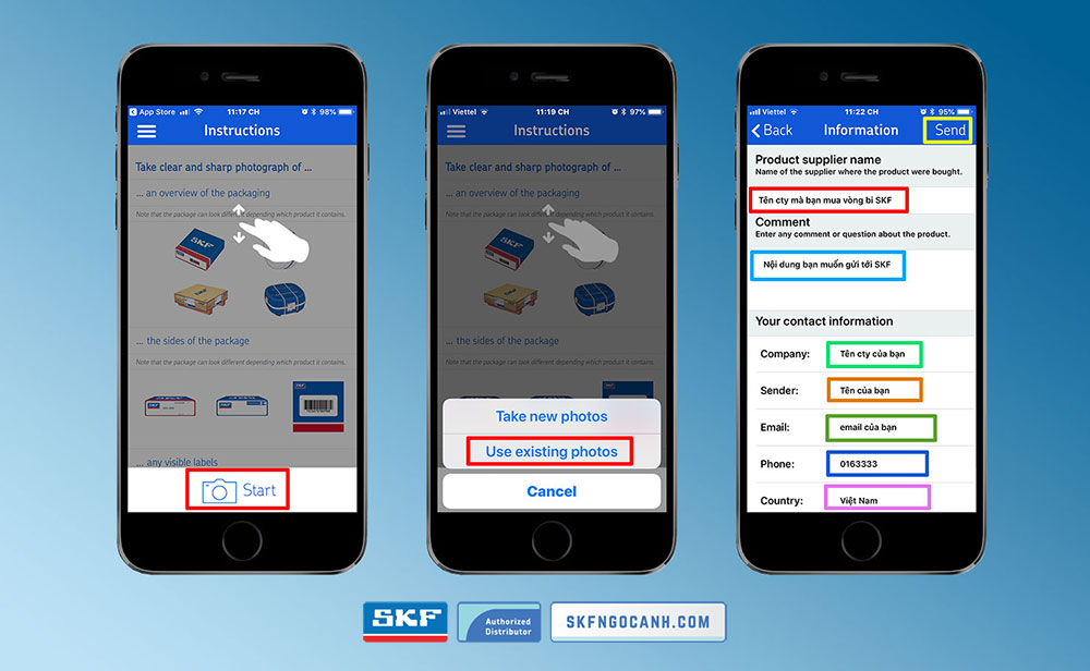 SKF Authenticate, Phần mềm kiểm tra vòng bi SKF giả