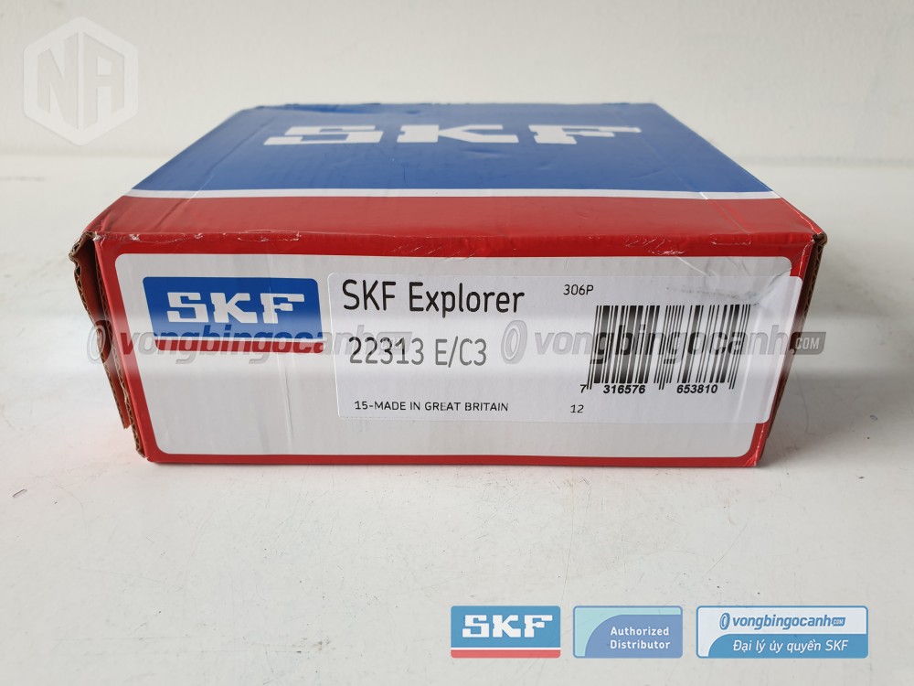 Vòng bi 22313 E/C3, Vòng bi tang trống SKF, Đại lý ủy quyền SKF
