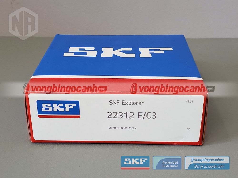 Vòng bi 22312 E/C3, Vòng bi bạc đạn tang trống SKF chính hãng