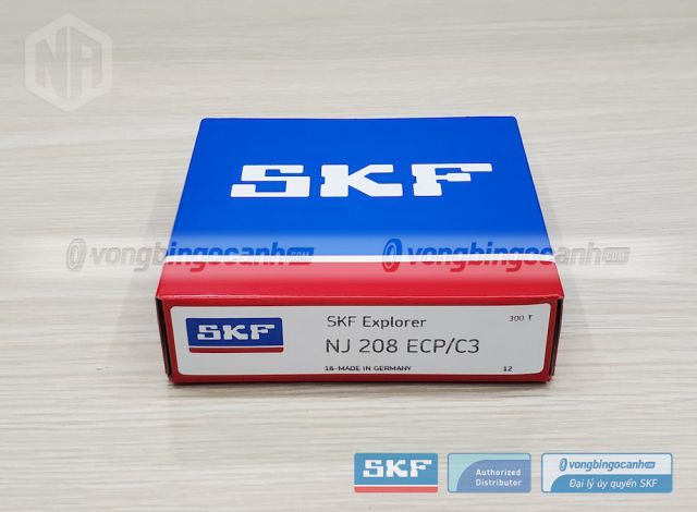 Vòng bi NJ 208 ECP/C3 chính hãng SKF