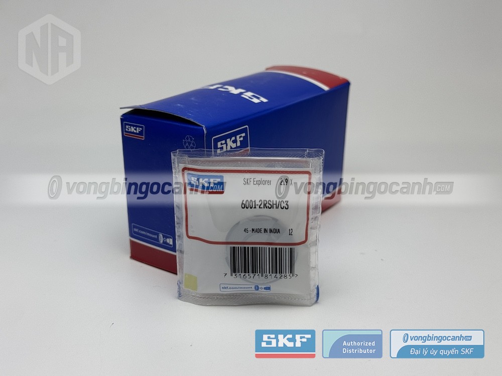vòng bi skf 6001-2rsh/C3 Vòng bi Ngọc Anh